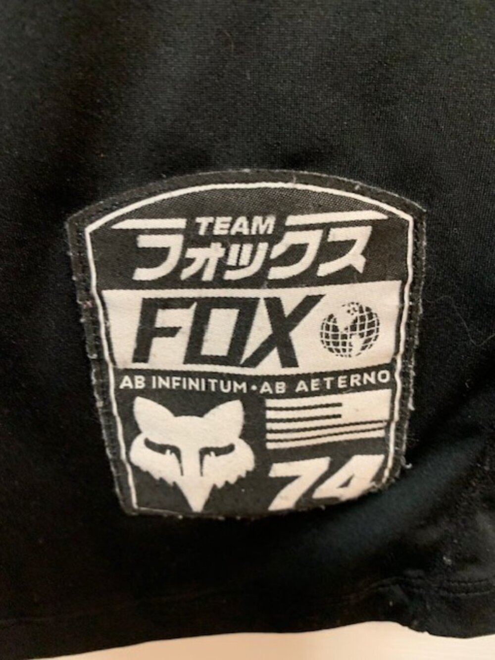 FOX RACING  V NECK SHIRT (S/M) - Picture 3 of 4